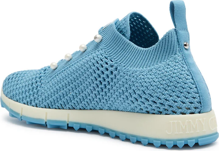 Jimmy Choo Veles Crochet-knit Sneakers - Image 7