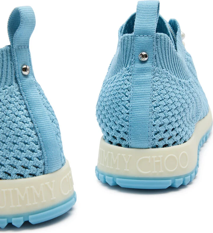 Jimmy Choo Veles Crochet-knit Sneakers - Image 9