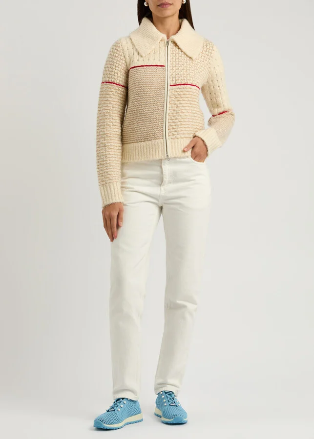 Jimmy Choo Veles Crochet-knit Sneakers - Image 11