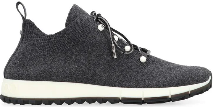 Jimmy Choo Veles Fabric Low-Top Sneakers