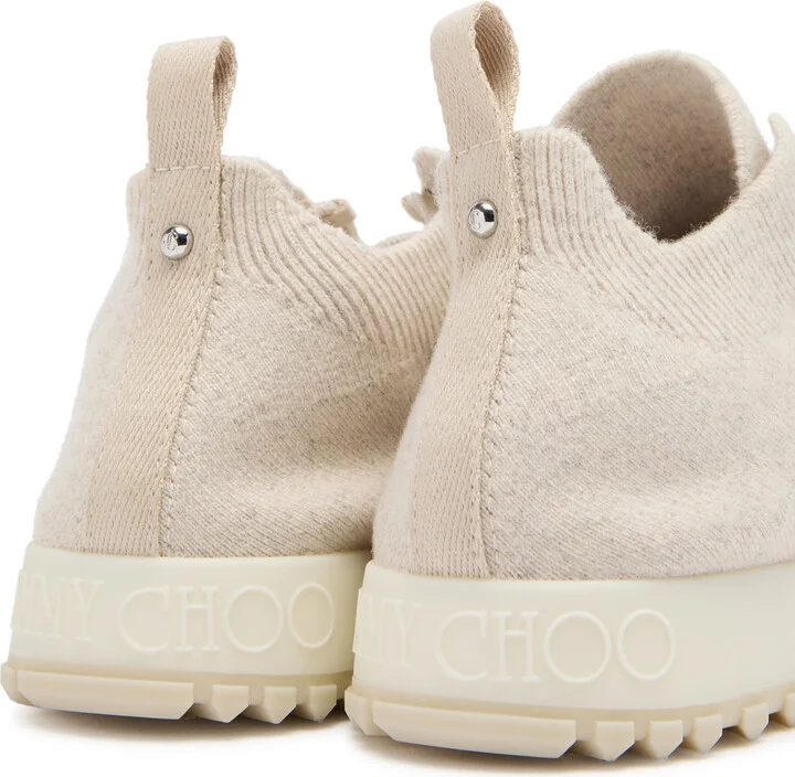 Jimmy Choo Veles Knitted Cashmere Trainers - Image 4