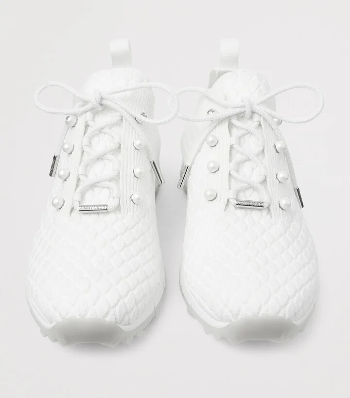 Jimmy Choo Veles Knitted Sneakers - Image 2