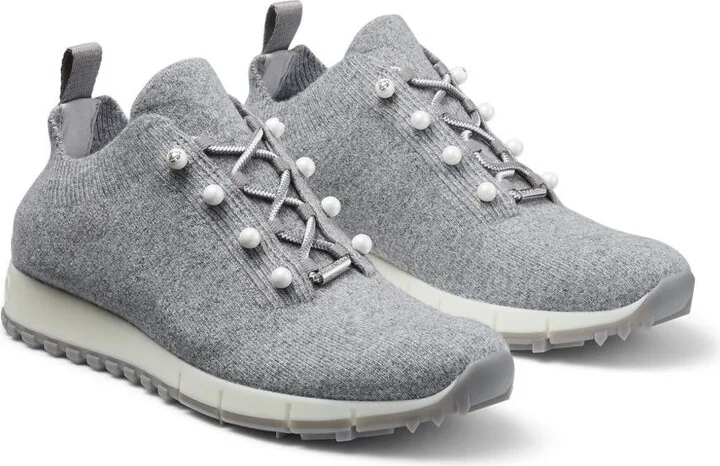 Jimmy Choo Veles Pearl Embellished Sneakers - Image 2