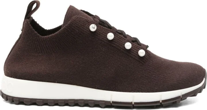 Jimmy Choo Veles Pearl Embellished Sneakers