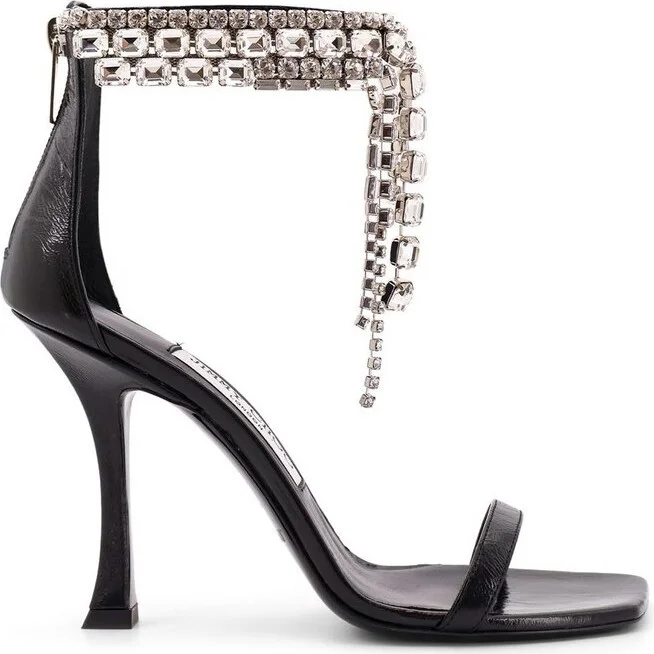 Jimmy Choo Verity 100 Embellished Sandals