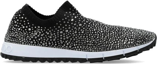 Jimmy Choo Verona Embellished Slip-On Sneakers