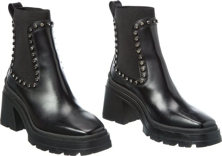 Jimmy Choo Veronique 80 Leather Bootie (Authentic Pre-Loved)