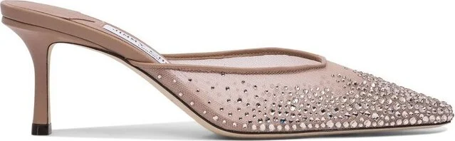 Jimmy Choo Vivi 65 Embellished Mules