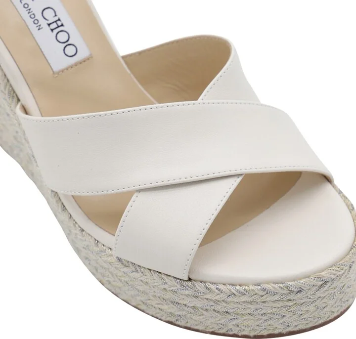 Jimmy Choo White Espadrillas - Image 4