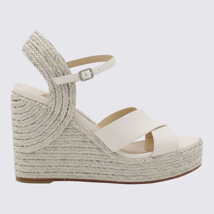 Jimmy Choo White Espadrillas
