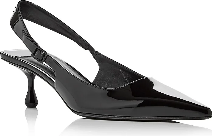 Jimmy Choo Women's Amel 50 Slingback Kitten Heel Pumps