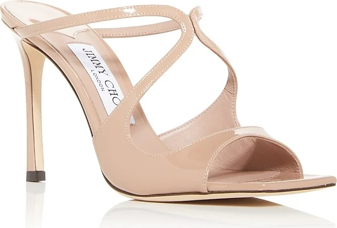 Jimmy Choo Women's Anise 95 Strappy High Heel Slide Sandals