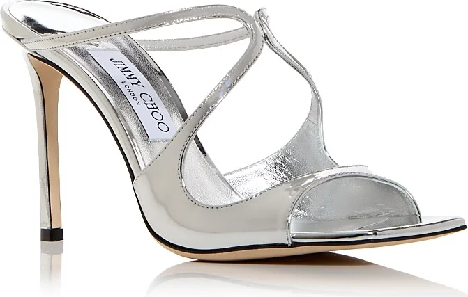 Jimmy Choo Women's Anise 95 Strappy High Heel Slide Sandals