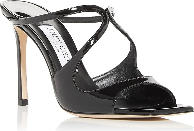 Jimmy Choo Women's Anise 95 Strappy High Heel Slide Sandals