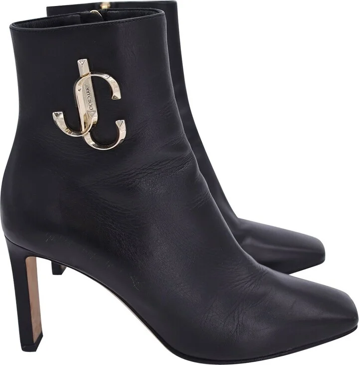 Jimmy Choo Women's Leather Minori Bootie (Authentic Pre-Loved)