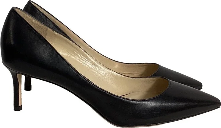 Jimmy Choo Women's Leather Romy 60 Pump (Authentic Pre-Loved)