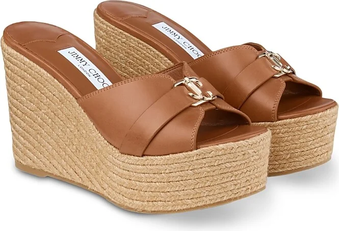 Jimmy Choo Women's Leda 100 Wedge Sandals