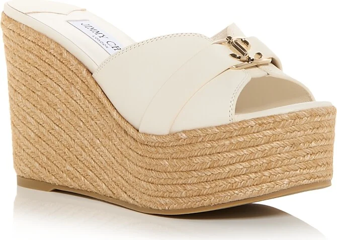 Jimmy Choo Women's Leda Espadrille Wedge Sandals