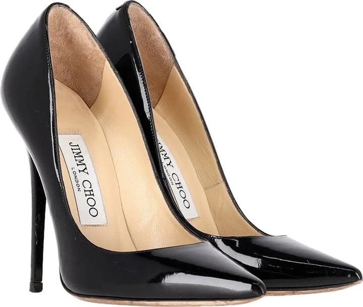 Jimmy Choo Women's Patent Anouk Pointed Pump (Authentic Pre-Loved)
