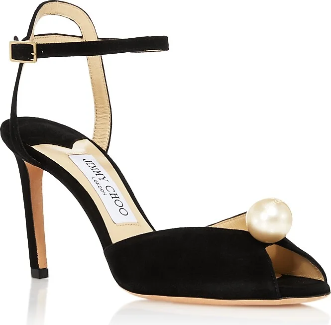 Jimmy Choo Women's Sacora 85 Embellished High Heel Sandals