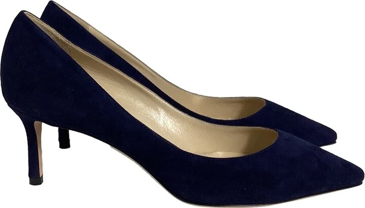 Jimmy Choo Women's Suede Romy Pump (Authentic Pre-Loved)