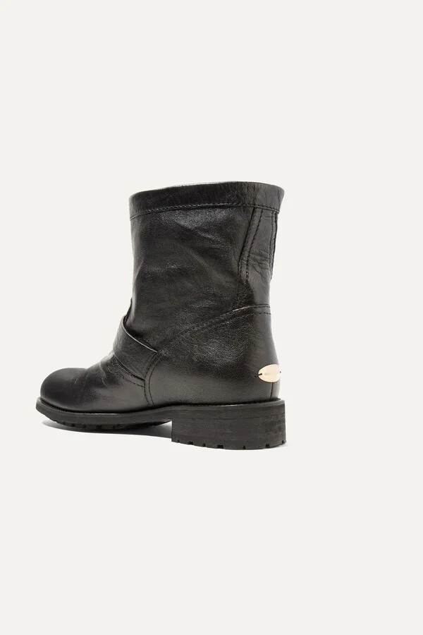 Jimmy Choo - Youth Leather Ankle Boots - Black - Image 3