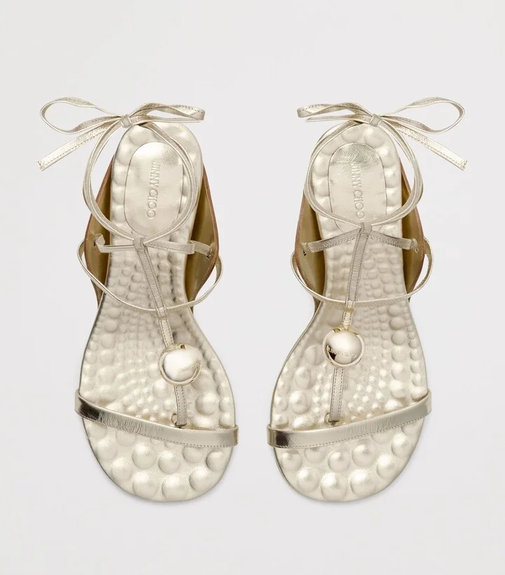 Jimmy Choo Zyra 50 Leather Heeled Sandals - Image 2