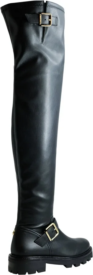 Jimmy Chooleather Biker Over The Knee Boots - Image 2