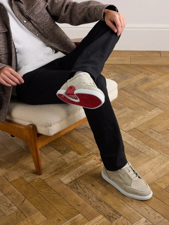Jimmy Rubber-Trimmed Suede Sneakers - Image 2