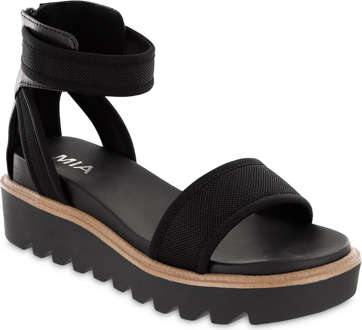 JINGER Womens Ankle Strap Strappy Platform Sandals