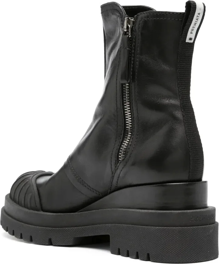 Jiro leather ankle-length boots - Image 3
