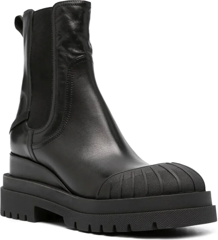 Jiro leather ankle-length boots - Image 2