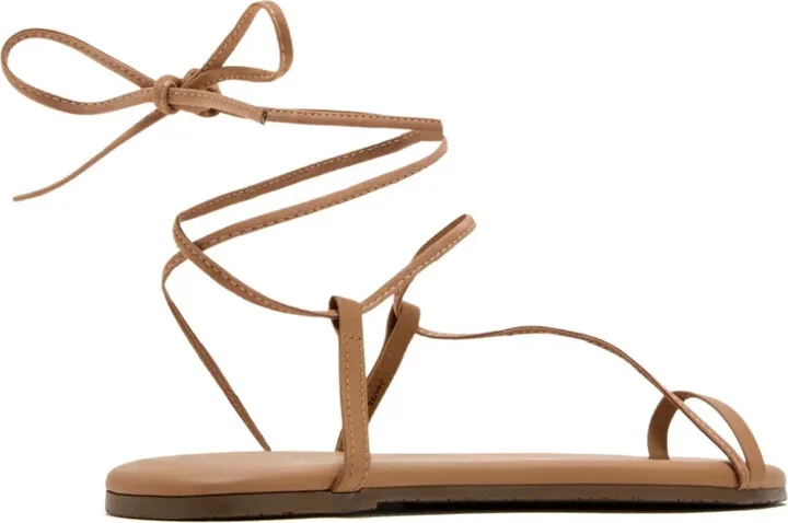 Jo ankle-tie leather sandals - Image 4