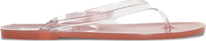 Jo clear-strap flip flops