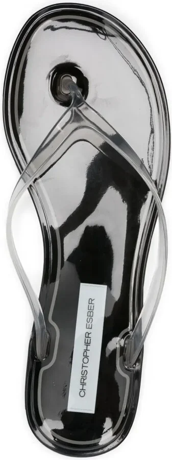 Jo clear-thong flip flops - Image 4