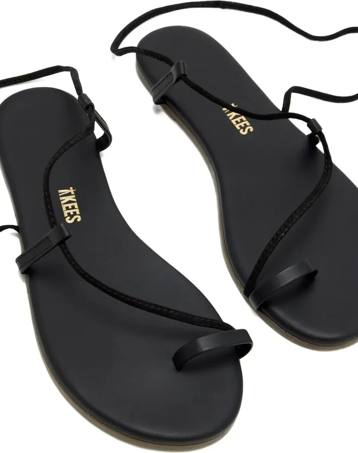 Jo leather lace-up sandals - Image 2
