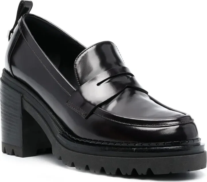 Joan 90mm leather loafers - Image 2