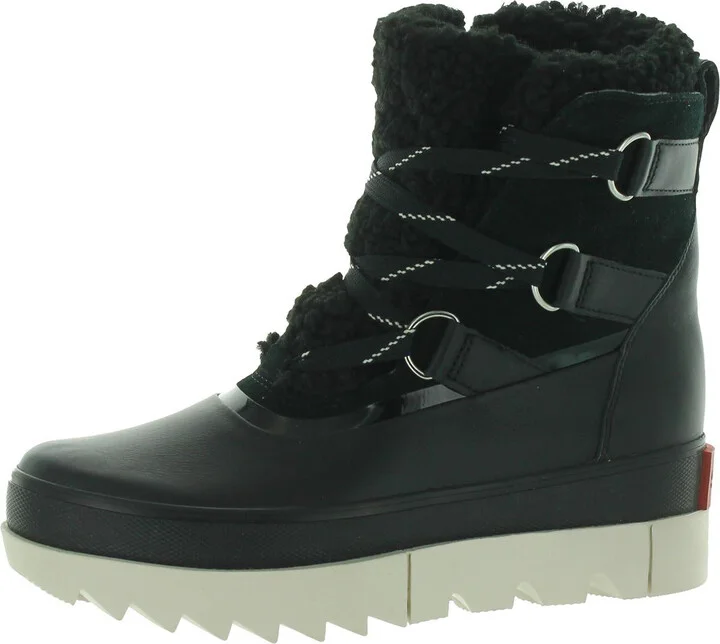 Joan Of Artic Womens Suede Ankle Wedge Boots
