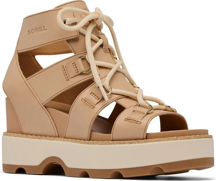 Joanie IV Lace Wedge Sandal