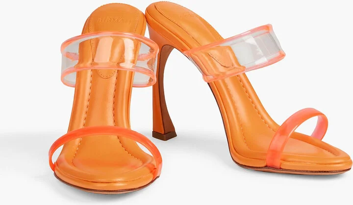 Joanna leather and PVC mules - Image 2