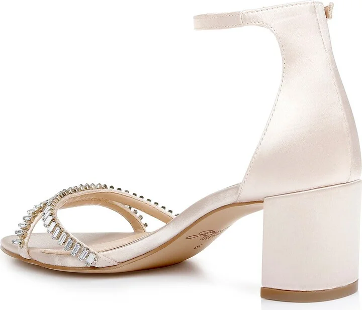 Joanne Embellished Block Heel Sandal - Image 2
