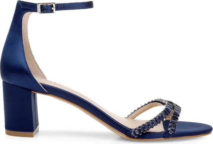 Joanne Embellished Block Heel Sandal - Image 10
