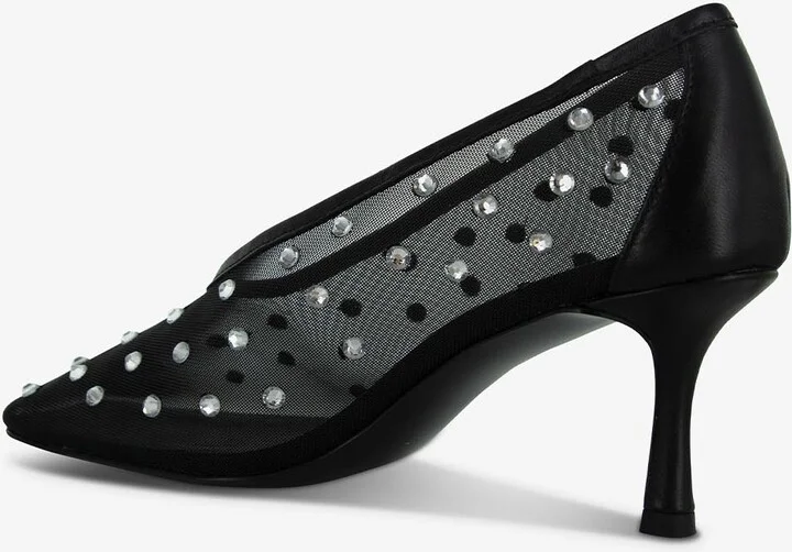 Jocelyn 70 Crystal Mesh Pumps - Image 2