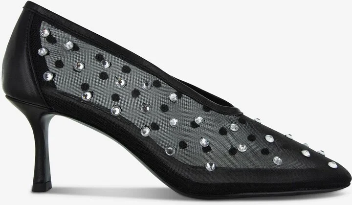 Jocelyn 70 Crystal Mesh Pumps