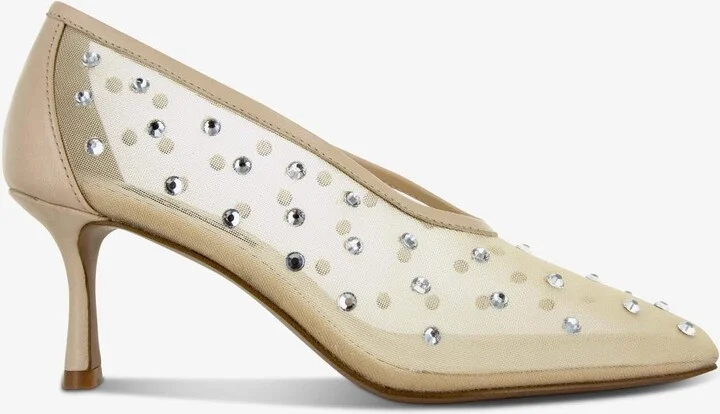 Jocelyn 70 Crystal Mesh Pumps