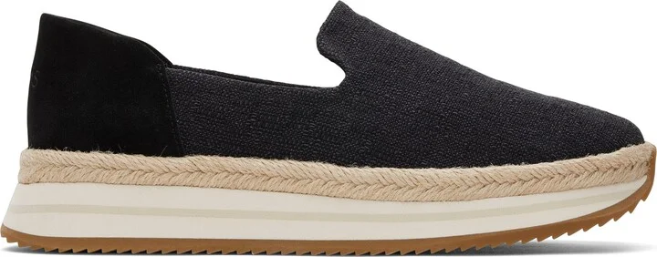 Jocelyn Black Textile Espadrille Sneaker