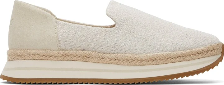 Jocelyn Cream Textile Espadrille Sneaker