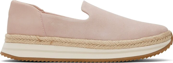 Jocelyn Pink Suede Espadrille Sneaker