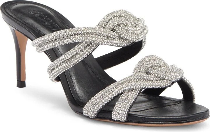 Jocelyn Rhinestone Slide Sandal