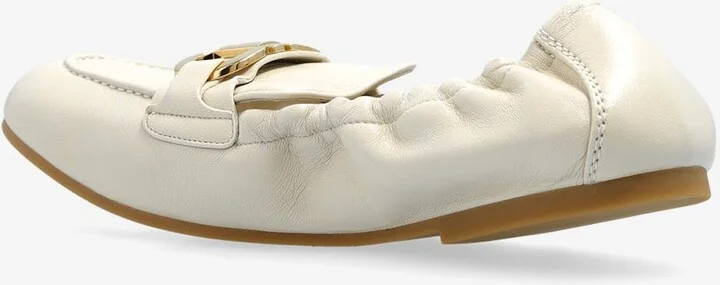 Jodie Elasticated Leather Loafers - Image 2